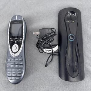 Logitech Harmony 880 Gray Wireless Remote Control W/ Charging Cradle Dock Base